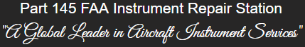 Part 145 FAA Instrument Repair Station - A Global Leader in Aircraft Instrument Services